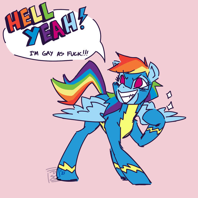 What the Heck Rainbow Dash Don&#39;t Swear